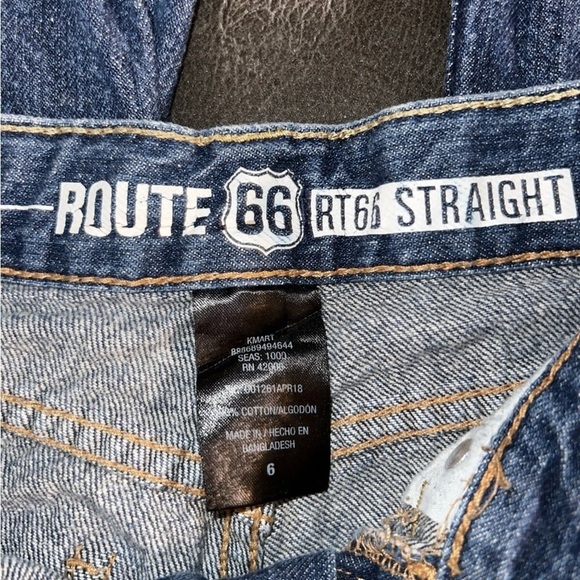 EUC  Route 66 Relaxed Fit Jeans Boy's Size 6 Regular Straight - Picture 3 of 4